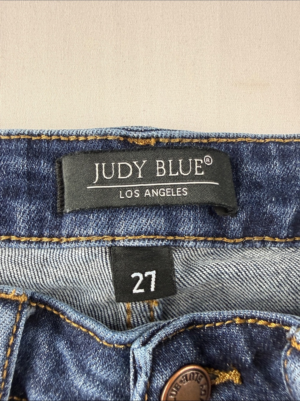 Judy Blue Skinny Jeans Stretch Denim Women's Size 27 Like New - Picture 4 of 9